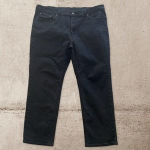 Levi's 541 Men's Athletic Fit Jeans Black Denim Tag 44X30 Actual 43X28